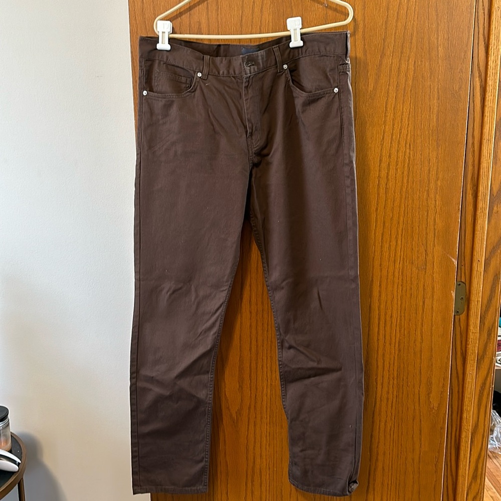 Brown Slim Fit Jeans 36x32